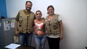 Equipe Geopark com Claudia Secretaria de Educação de Nioaque
